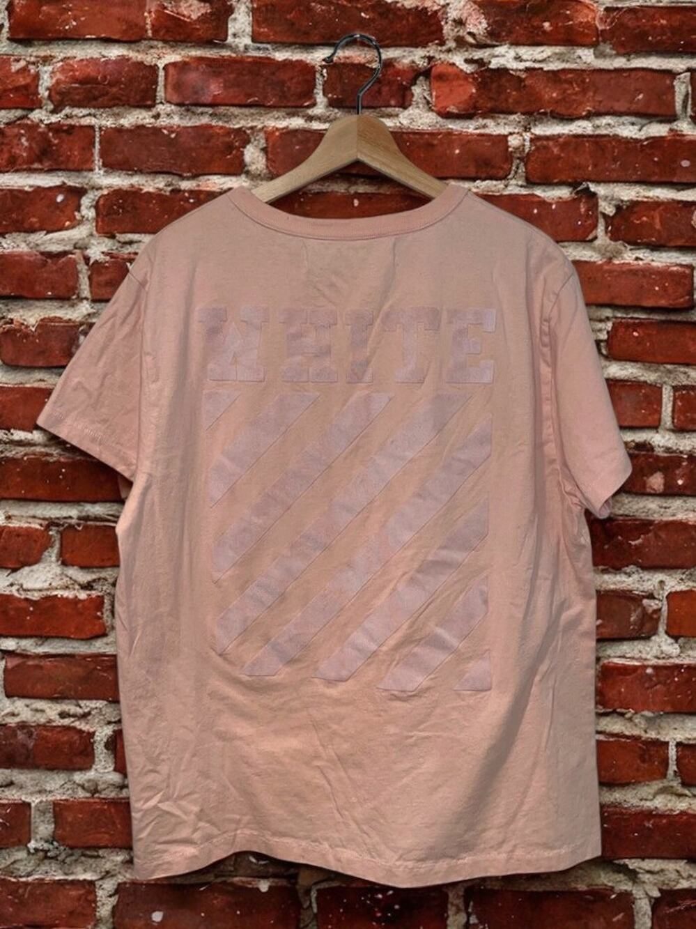 Off-White x Kith Off Palette Tee Shirt Medium Pink Virgil Abloh 2017 Authentic